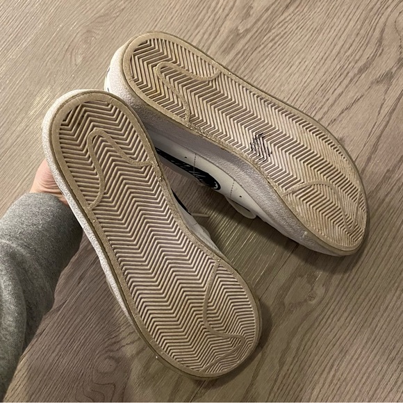 Men's Nike Blazer Low '77 Sketch White & Black Streetwear Sneakers - Picture 8 of 10